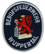 Abzeichen Berufsfeuerwehr Wuppertal in silber
