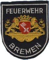 Abzeichen Feuerwehr Bremen in silber