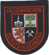 Abzeichen Feuerwehr Gelsenkirchen in rot