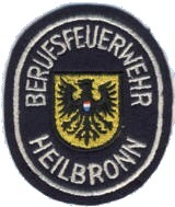 Abzeichen Berufsfeuerwehr Heilbronn in silber