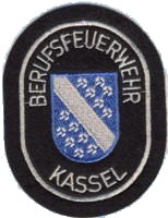 Abzeichen Berufsfeuerwehr Kassel in silber