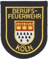 Abzeichen Berufsfeuerwehr Köln in gold