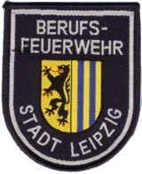 Abzeichen Berufsfeuerwehr Leipzig in silber