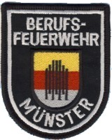 Abzeichen Berufsfeuerwehr Münster in silber