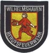 Abzeichen Berufsfeuerwehr Wilhelmshaven in silber
