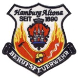 Abzeichen Berufsfeuerwehr Hamburg / Wache 12 - Altona