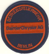 Abzeichen Betriebsfeuerwehr Daimler Chrysler Berlin