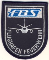 Abzeichen Flughafenfeuerwehr Berlin-Schönefeld in silber