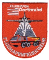 Abzeichen Flughafenfeuerwehr Flughafen Dortmund