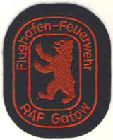 Abzeichen Flughafenfeuerwehr Royal Air Force / Berlin Gatow