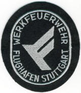 Abzeichen Werkfeuerwehr Flughafen Stuttgart in silber