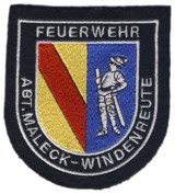 Abzeichen Freiwillige Feuerwehr Emmendingen Abteilung Maleck-Windenreute