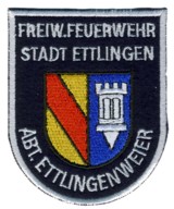 Abzeichen Freiwillige Feuerwehr Stadt Ettlingen - Abt. Ettlingenweiler
