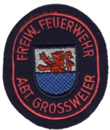 Abzeichen Freiwillige Feuerwehr Grossweier