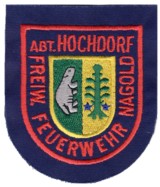 Abzeichen Freiwillige Feuerwehr Nagold Abteilung Hochdorf