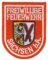 Abzeichen Freiwillige Feuerwehr Sachsen bei Ansbach