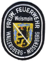 Abzeichen Freiwillige Feuerwehr Weismain / Wallersberg - Mosenberg