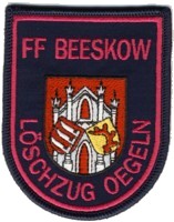 Abzeichen Freiwillige Feuerwehr Beeskow - Löschzug Oegeln