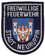 Abzeichen Freiwillige Feuerwehr Stadt Neuruppin