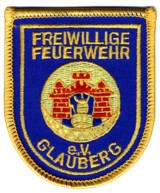 Abzeichen Freiwillige Feuerwehr Glauberg in blau