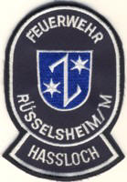 Abzeichen Freiwillige Feuerwehr Rüsselsheim-Hassloch