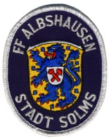 Abzeichen Freiwillige Feuerwehr Stadt Solms-Albshausen