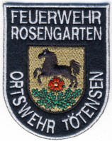 Abzeichen Freiwillige Feuerwehr Rosengarten OF Tötensen