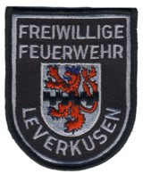 Abzeichen Freiwillige Feuerwehr Leverkusen in silber