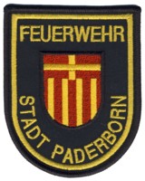 Abzeichen Feuerwehr Paderborn in gold