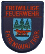Abzeichen Freiwillige Feuerwehr Ehrenhain in rot