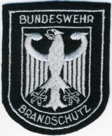 Abzeichen Bundeswehr Brandschutz in silber
