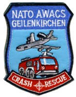 Abzeichen Crash Rescue NATO Stützpunkt Geilenkirchen
