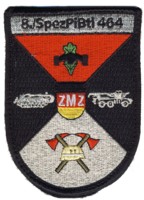 Abzeichen Militärfeuerwehr / Spezialbattalion 464 / Speyer