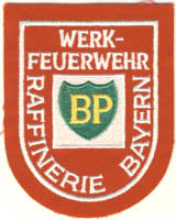 Abzeichen Werkfeuerwehr BP Raffinerie / Bayern