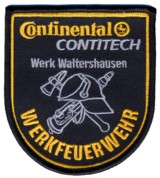 Abzeichen Werkfeuerwehr Continental / Werk Waltershausen