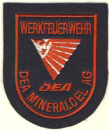 Abzeichen Werkfeuerwehr DEA Mineraloel AG