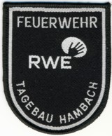 Abzeichen Werkfeuerwehr Tagebau / Hambach