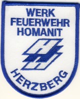 Abzeichen Werkfeuerwehr Homanit / Herzberg