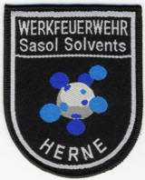 Abzeichen Werkfeuerwehr Sasol Solvents / Herne