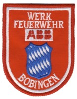 Abzeichen Werkfeuerwehr ABB / Bobingen