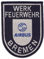 Abzeichen Werkfeuerwehr Airbus / Bremen