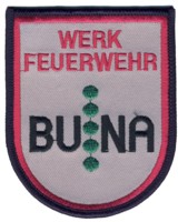 Abzeichen Werkfeuerwehr BUNA / Werk Schkopau
