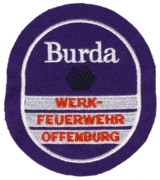 Abzeichen Werkfeuerwehr Burda Offenburg