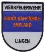 Abzeichen Werkfeuerwehr Erdölraffinerie Emsland in Lingen