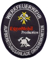 Abzeichen Werkfeuerwehr ExxonMobil / Grossenkneten