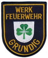 Abzeichen Werkfeuerwehr Grundig / Werk Fürth