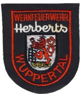 Abzeichen Werkfeuerwehr Herberts / Wuppertal