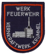Abzeichen Werkfeuerwehr KKW Krümmel