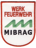 Abzeichen Werkfeuerwehr MIBRAG / Mitteldeutsche Braunkohlengesellschaft
