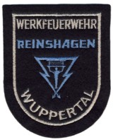Abzeichen Werkfeuerwehr Reinshagen / Wuppertal